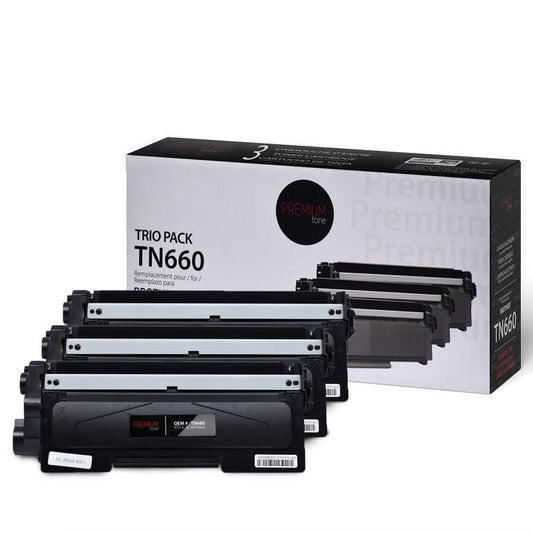 Brother TN660 Compatible Trio 2.6K
